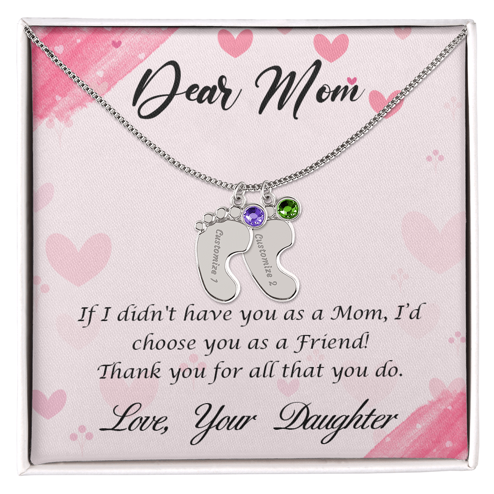 Custom Birthstone Necklace
