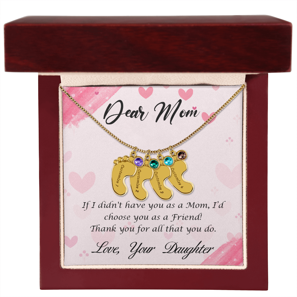 Custom Birthstone Necklace