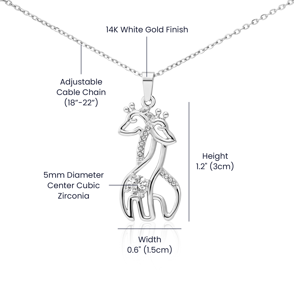 Mother's Giraffe Necklace