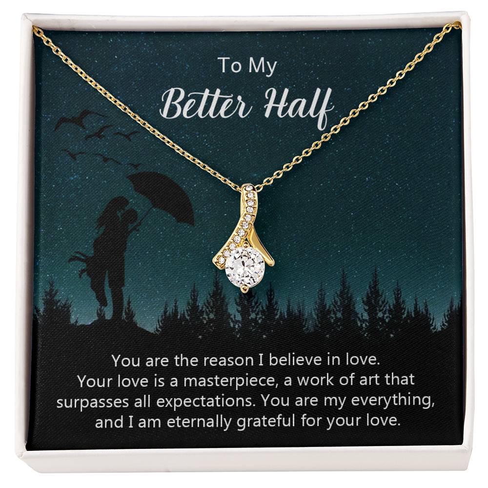 My Better Half Alluring Beauty Pendant Necklace