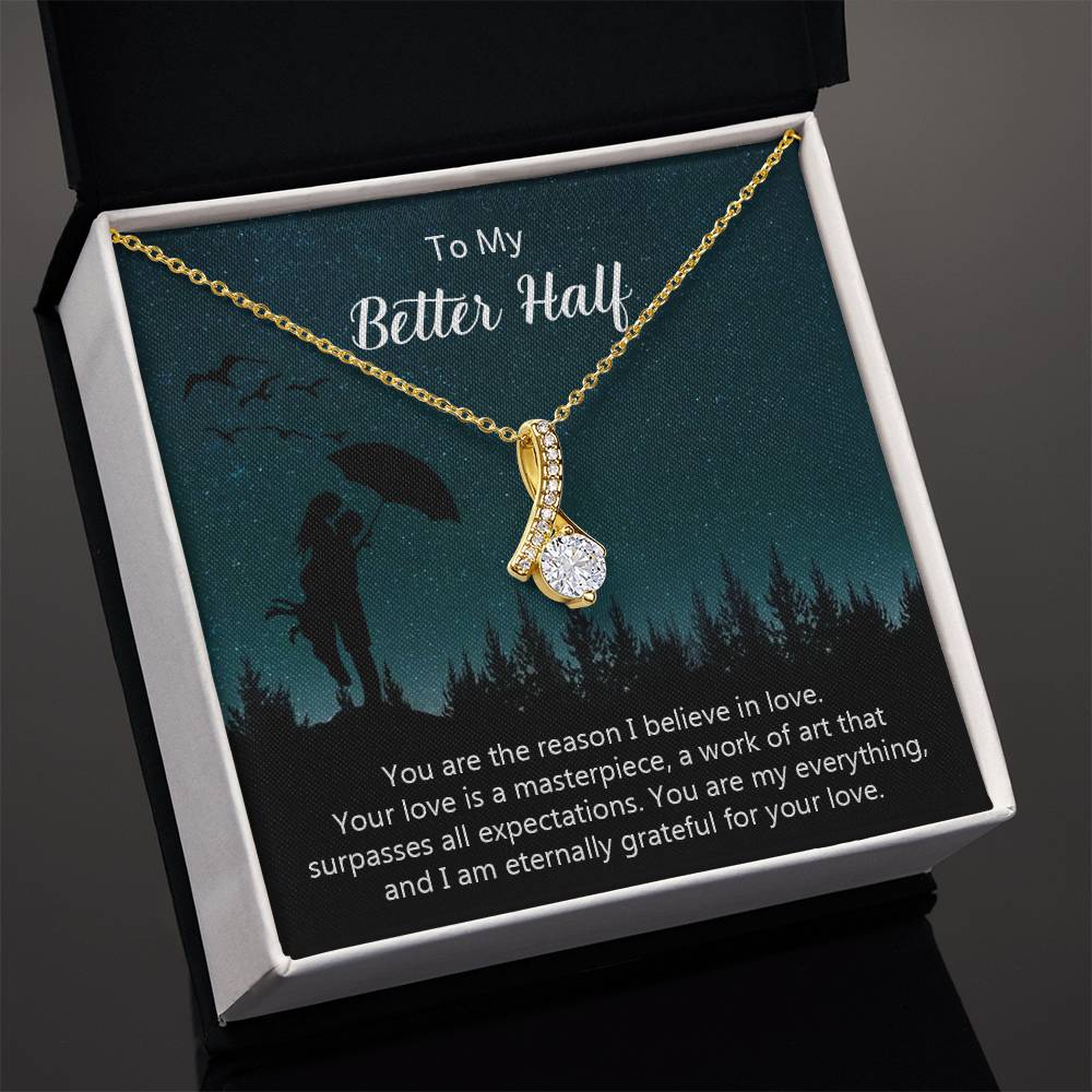 My Better Half Alluring Beauty Pendant Necklace