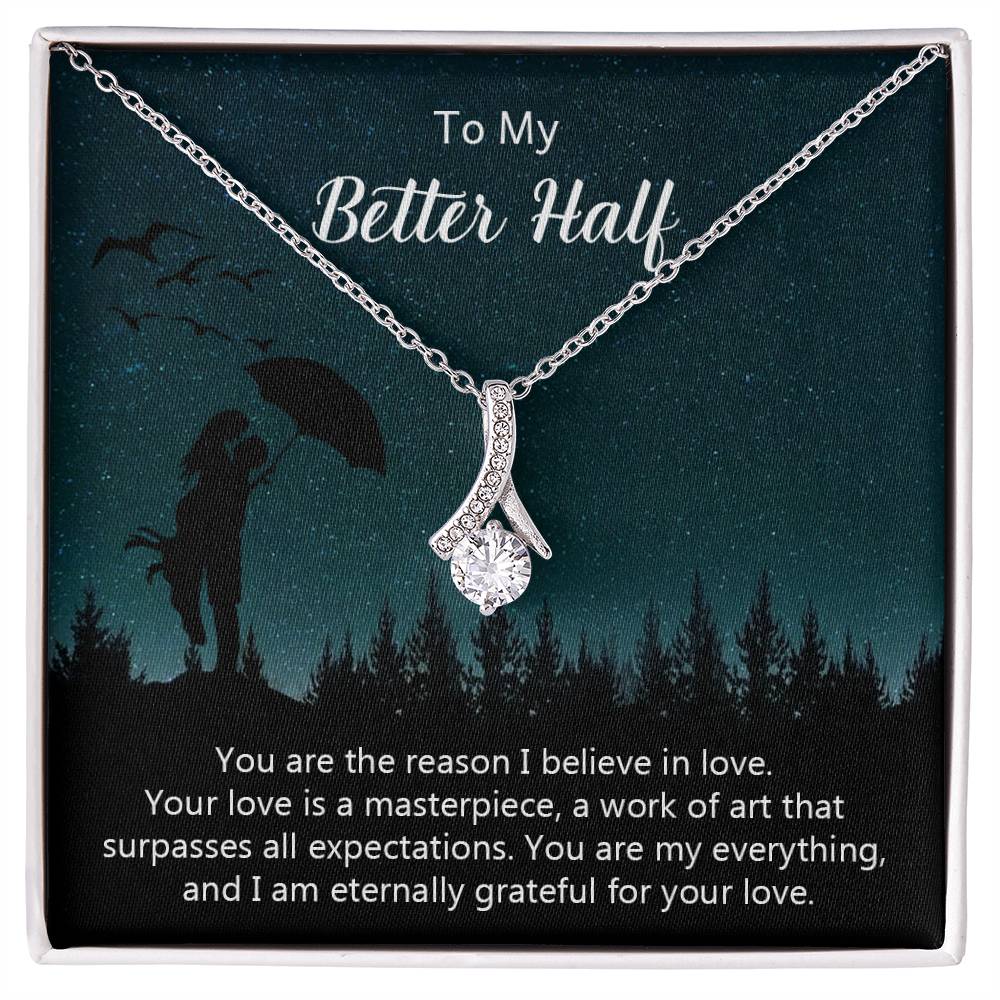 My Better Half Alluring Beauty Pendant Necklace