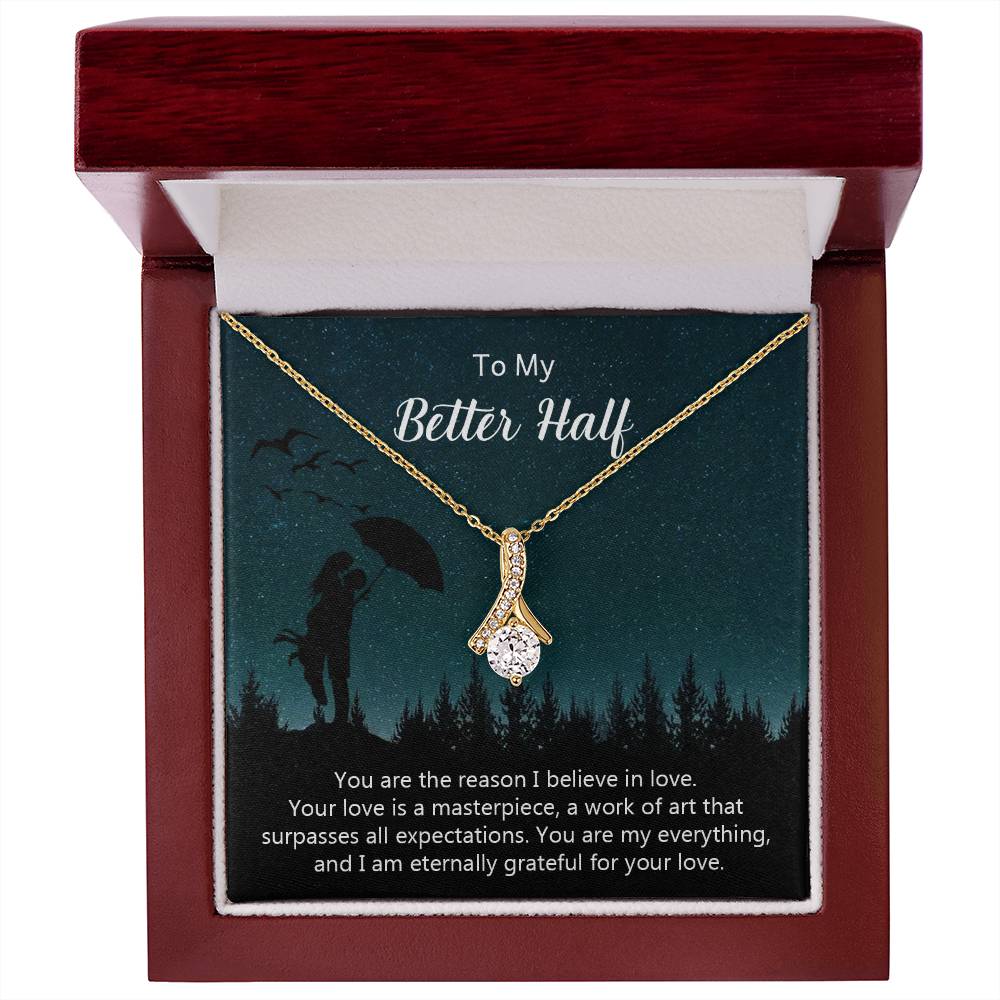 My Better Half Alluring Beauty Pendant Necklace