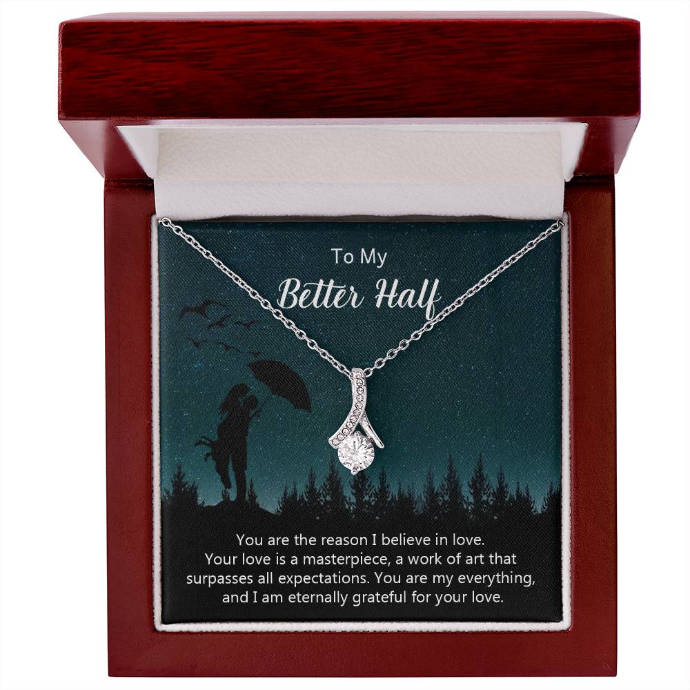 My Better Half Alluring Beauty Pendant Necklace