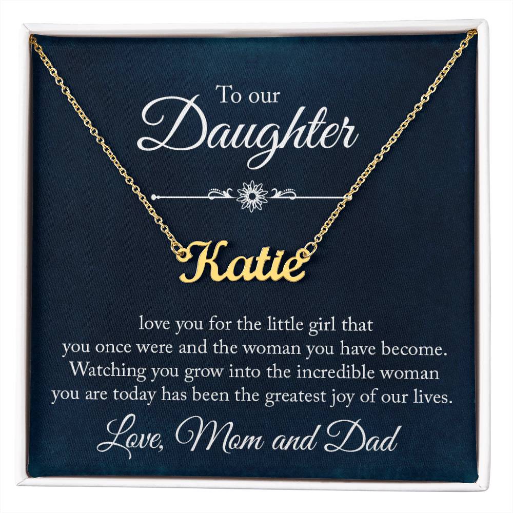 Personalized Name Necklace for your Daughter