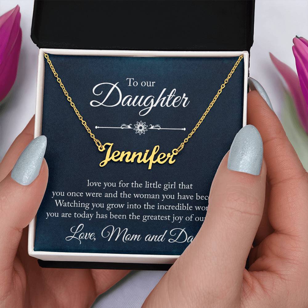 Personalized Name Necklace for your Daughter